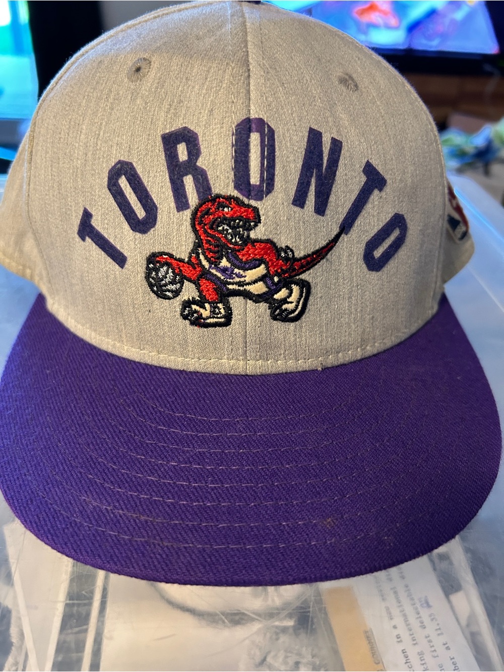 adidas Purple and Red Snapback Hat